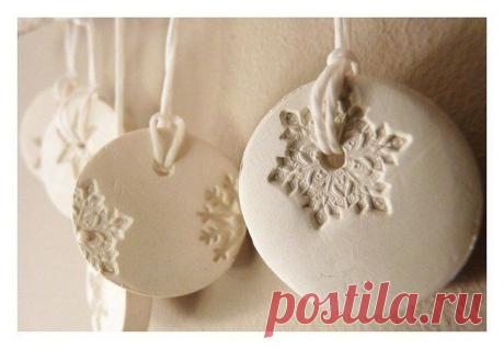 Елочные игрушки из соленого теста! Идеи / Рукоделие
