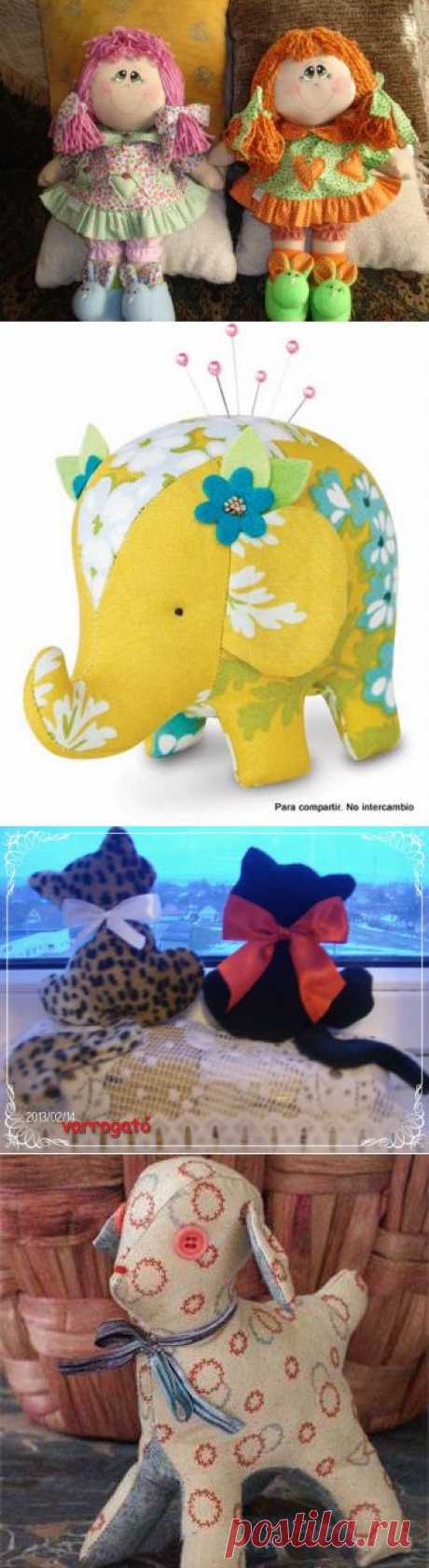 Выкройки игрушек и кукол.