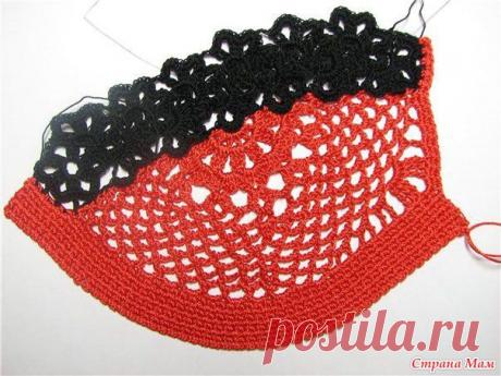 *Вязание лифа с чашками на косточках - Все в ажуре... (вязание крючком) - Страна Мам