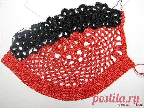 *Вязание лифа с чашками на косточках - Все в ажуре... (вязание крючком) - Страна Мам