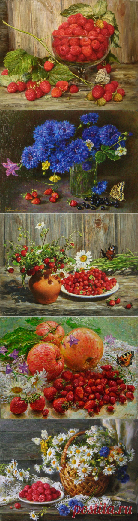 艺术家Yekaterina Kalinovskaya静物