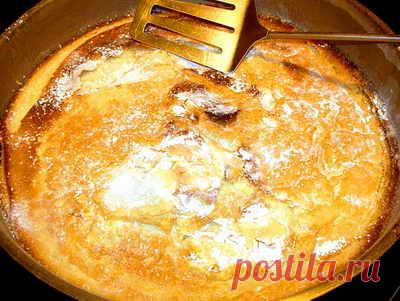 Творожный пирог с ликером и какао.