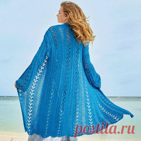 Семь красивейших ажурных кардиганов спицами | Paradosik_Handmade | Пульс Mail.ru