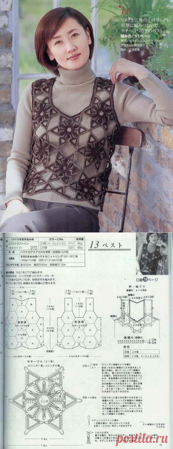Красивые жилеты, безрукавки крючком. | 