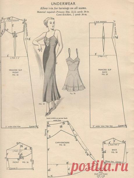 Выкройки золотой эпохи Голливуда часть 1 (трафик) / Выкройки ретро / ВТОРАЯ УЛИЦА