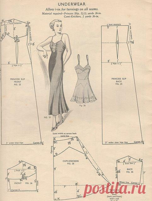 Выкройки золотой эпохи Голливуда часть 1 (трафик) / Выкройки ретро / ВТОРАЯ УЛИЦА