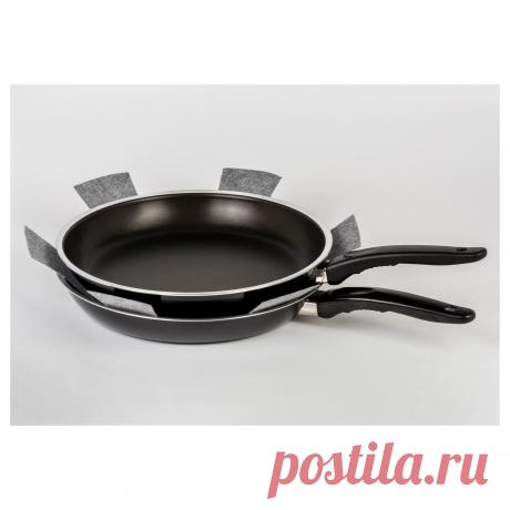 BEDÖMA Osłona patelni, kpl 2 szt, szary | ИКЕА Украина