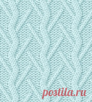 Узоры спицами со схемами