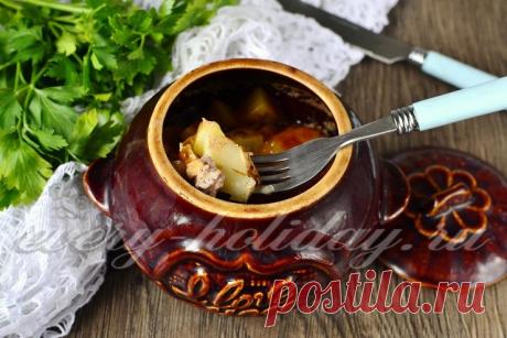 Свинина в горшочках с картошкой в духовке, рецепт с фото