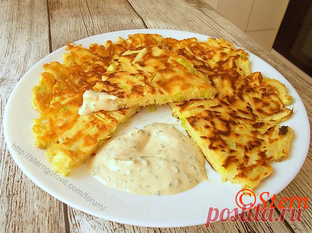Кабачки в кляре ленивые