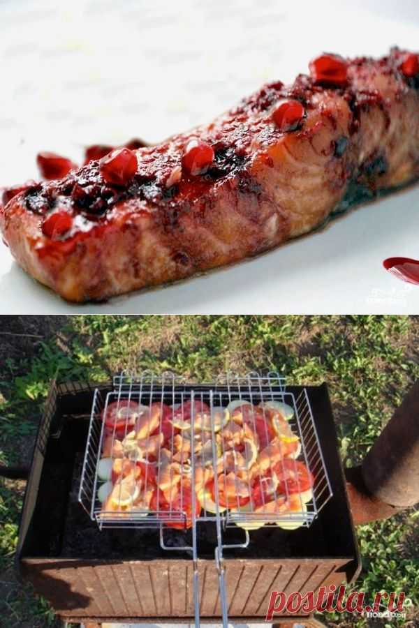Шашлык из лосося