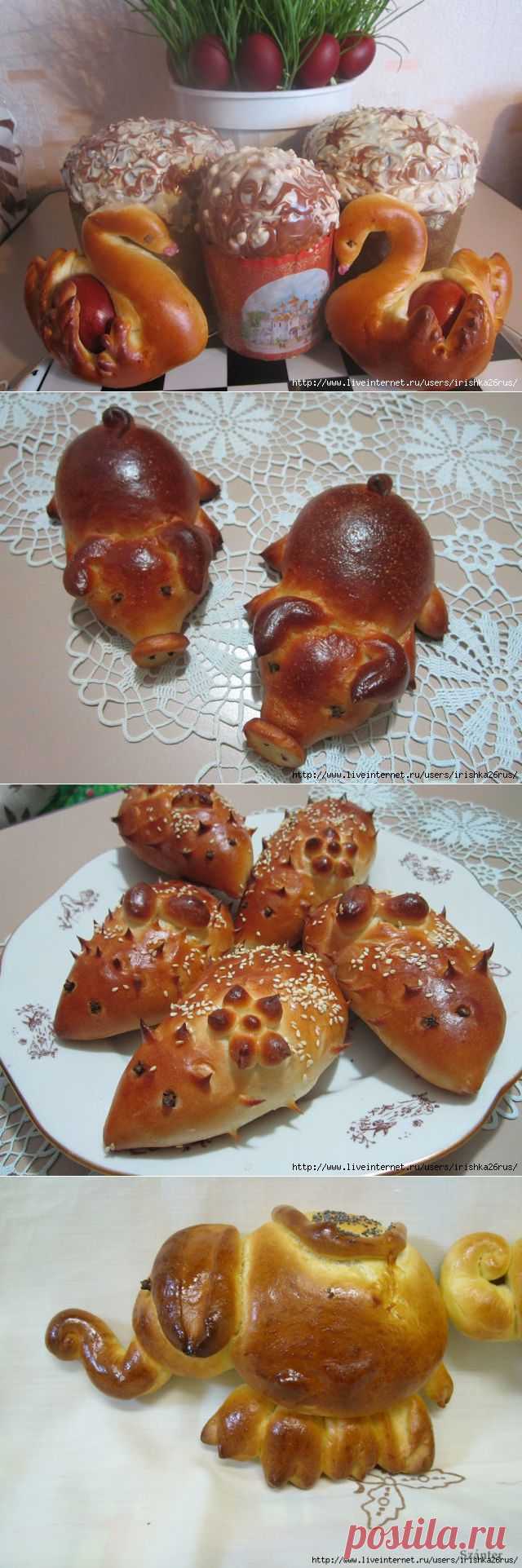 Красивая фигурная выпечка (!!!) (много, красиво, необычно).