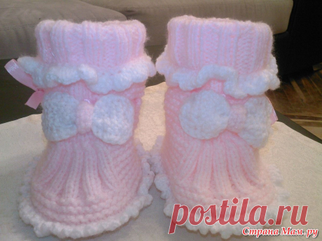 Пинетки "Натали": Рукоделие - Страна Мам