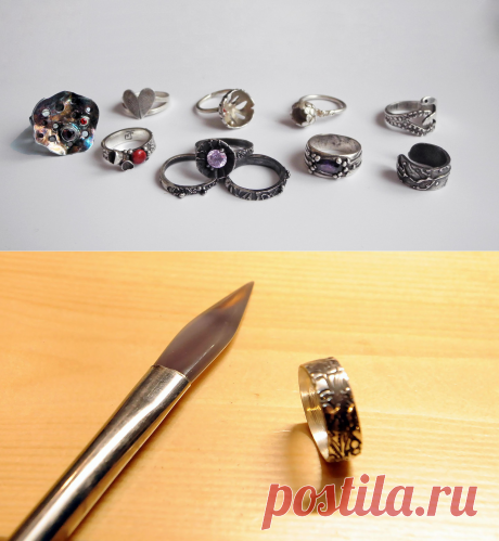 Как это сделано: серебряное кольцо своими руками • НОВОСТИ В ФОТОГРАФИЯХ