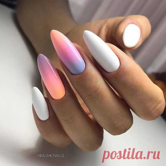 Маникюр омбре