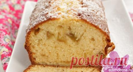 Медовый кекс с ревенем