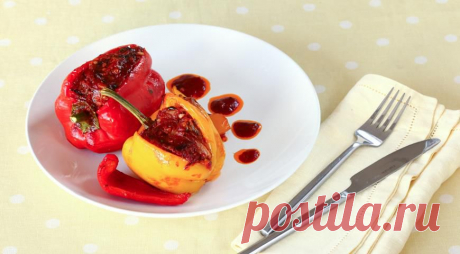 Перец, фаршированный овощами и булгуром. Пошаговый рецепт с фото на Gastronom.ru