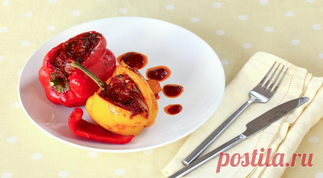 Перец, фаршированный овощами и булгуром. Пошаговый рецепт с фото на Gastronom.ru