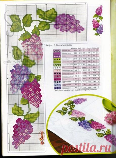 вышивание крестиком цветы - Поиск в Google