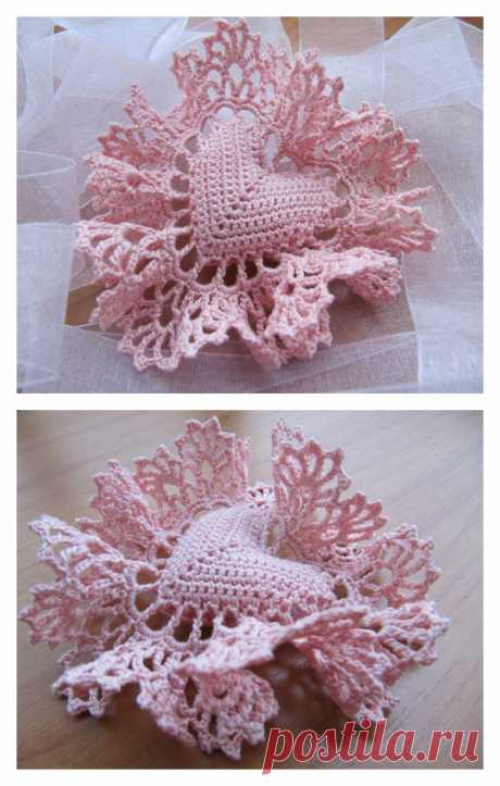 Valentine’s Day Crochet 3D Heart FREE Patterns -