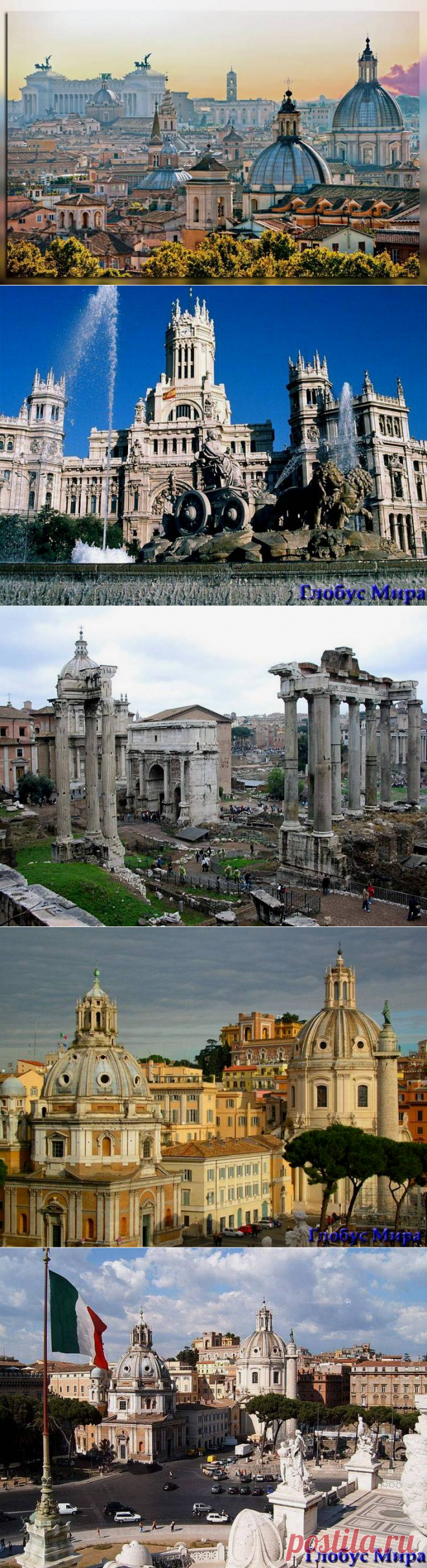 Достопримечательности Рима (Италия): карта, фото