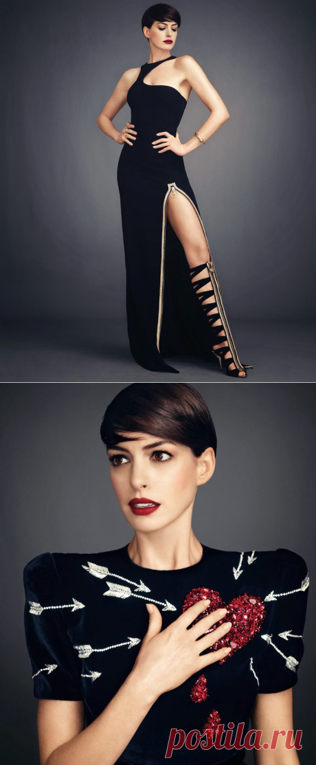 Энн Хэтэуэй (Anne Hathaway) в фотосессии Алекси Любомирски (Alexi Lubomirski) для журнала Harper’s Bazaar (ноябрь 2014)