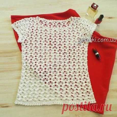 Нежнейшая ажурная кофточка крючком. Схемы вязания