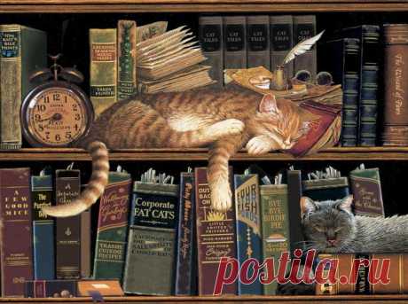 Charles Wysocki - Remington the Well Read