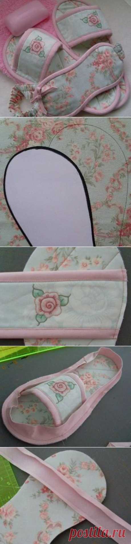 Как сшить красивые домашние тапочки и маску для сна | My Milady