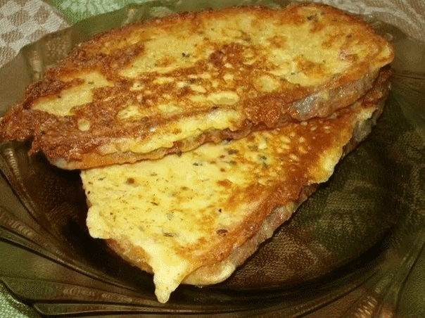 Рецепт сырных гренок