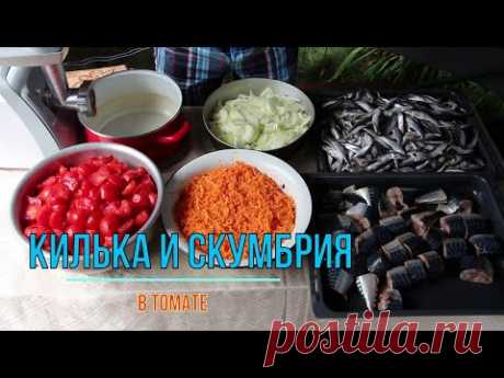 килька и скумбрия в автоклаве в томатном соусе