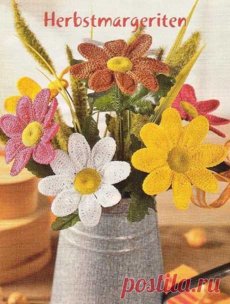 A bouquet of flowers. Crochet | Лаборатория домашнего хозяйства
