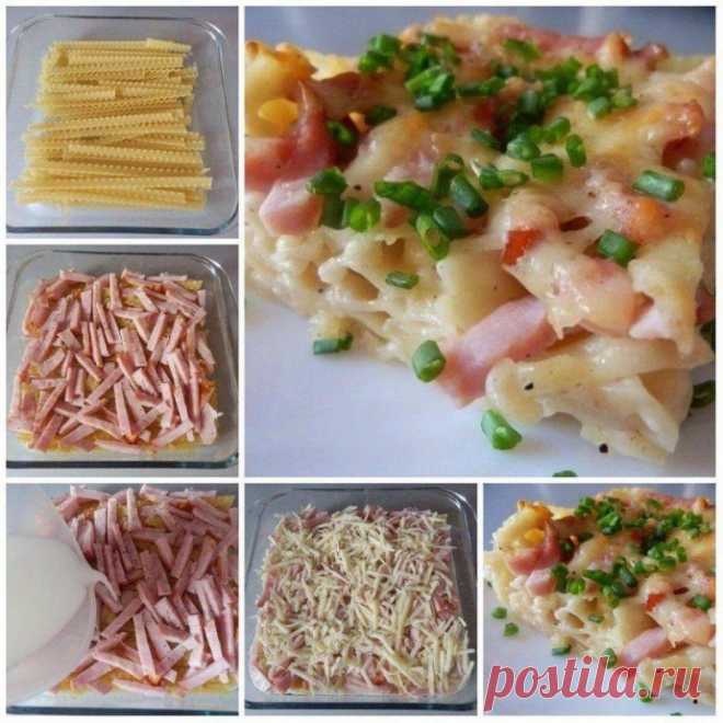 Макаронная запеканка 