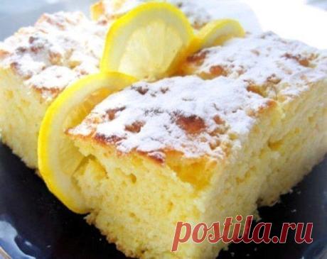 Легкие лимонные пирожные / Райская пища