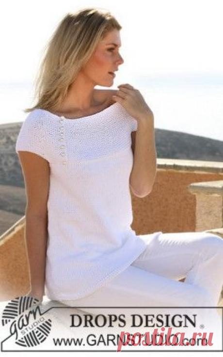 Летние топы: модели из Дропс вязание(DROPS Design) | vjazem.ru