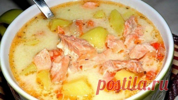 ​Финский суп с лососем и сливками