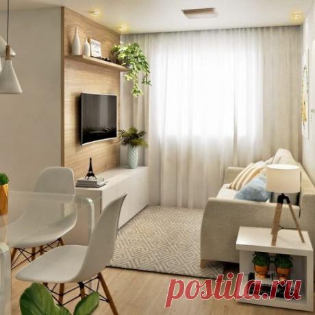 Способы удачного оформления маленькой гостиной