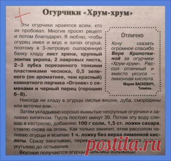 Рецепт дан на 3-х литровую банку.
Хочу посоветовать интересный рецепт маринованных огурчиков в капустных листьях. Очень вкусно, к тому же листья дополнительно можно использовать и для голубцов.
----------------------------------------------------------------------------------------------------
Показать полностью…