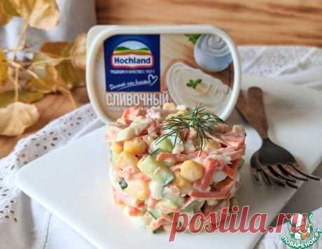 Салат из курицы с сырным майонезом – кулинарный рецепт