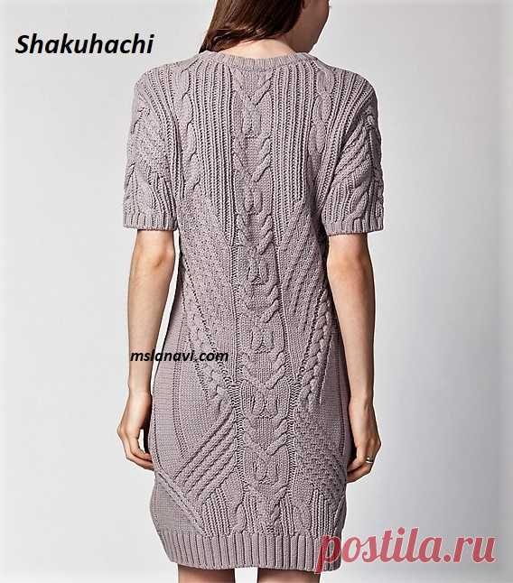 Вязаное платье от Shakuhachi | Вяжем с Лана Ви