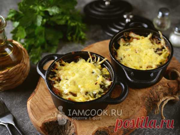 Картофельная бабка в горшочках — рецепт с фото Готовим вкусное, сытное и калорийное блюдо традиционной русской кухни - из картофеля с беконом и шампиньонами в горшочках в духовке.