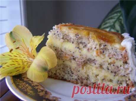Рецепт - Апельсиновый торт с маком - кулинарный рецепт с фото по шагам