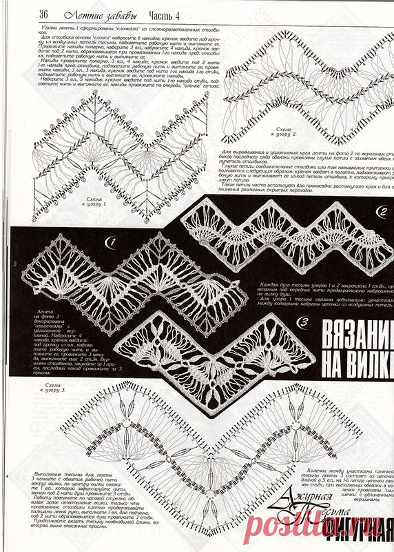 Ленты на вилке