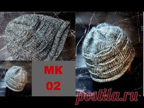 МК 02. Подробный мастер-класс. Шапка "МЕДЕЯ"