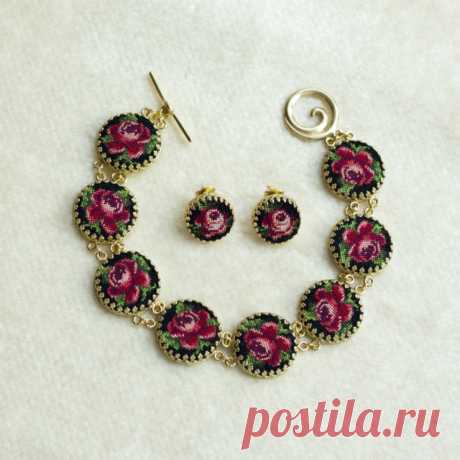 (13) Gallery.ru / Foto #34 - Mis joyas con microbordado Petit Point - pinchuk-art