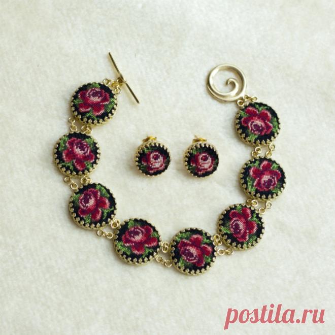 (13) Gallery.ru / Foto #34 - Mis joyas con microbordado Petit Point - pinchuk-art