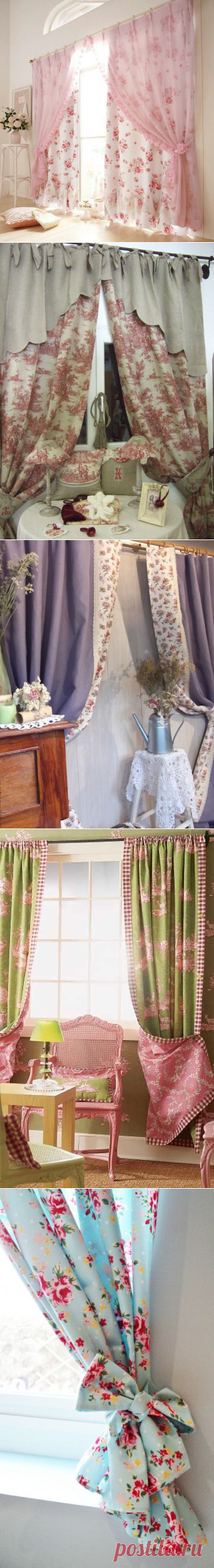 Занавески прованс идеи как создать своими руками - volshebnaya-live очень много идей для вдохновения уютной кухни, детской, гостиной в стиле прованс