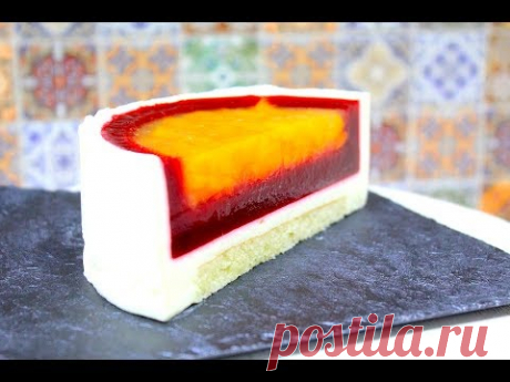 Торт МУССОВЫЙ Малина Абрикос / MOUSSE CAKE Raspberry Apricot
