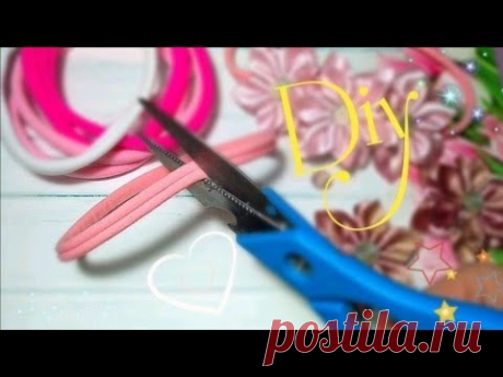 Всего 70 см ленты ☑️ Объёмные Повязочки для малышек,канзаши для начинающих 🎀bow🎀diy🎀сделай сам