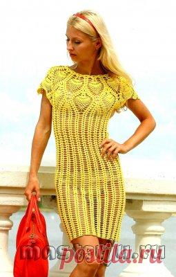 Вязаное платье крючком » Мастерю - все своими руками